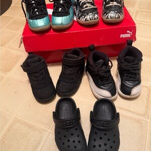 Nike Jordan Crocs 7c shoe bundle lot